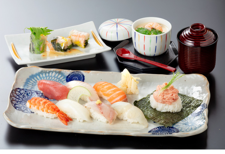 大浜寿司天ぷら膳ランチ